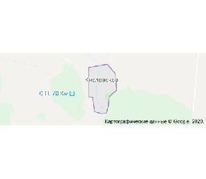 Продам земельный участок в с . Кисловское. 